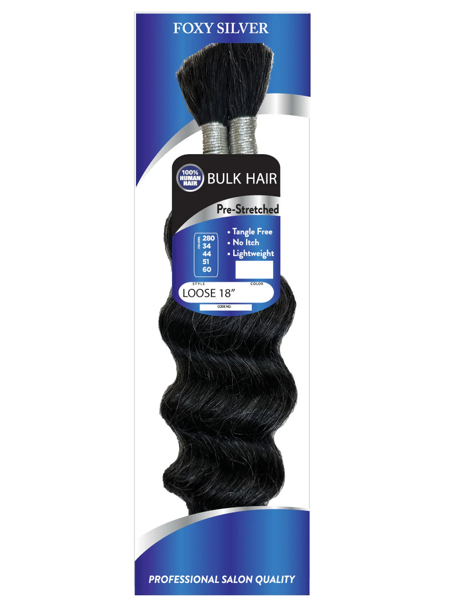 Loose Deep (Bulk, 100% Human hair)