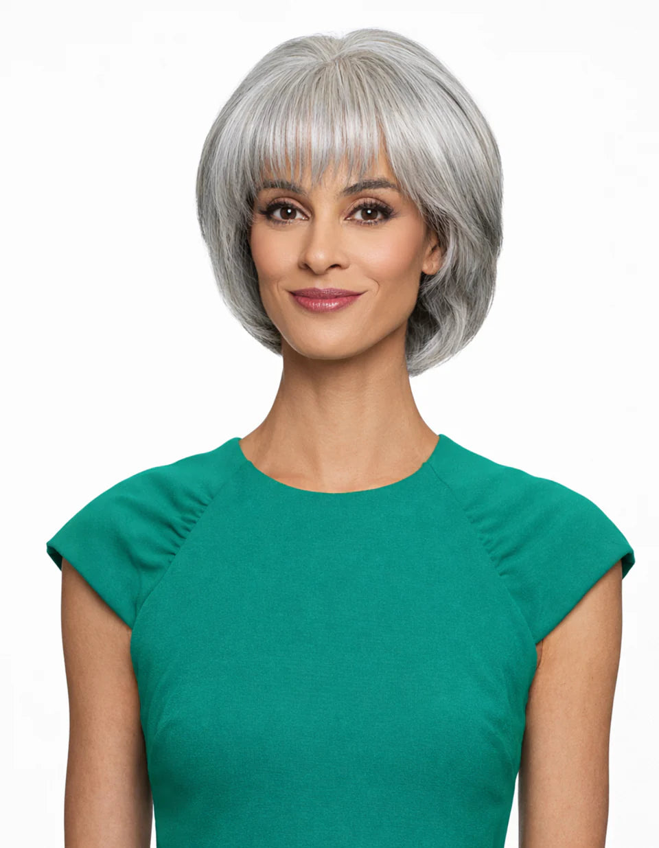 Foxy Silver Olivia Synthetic Lace Top Wig