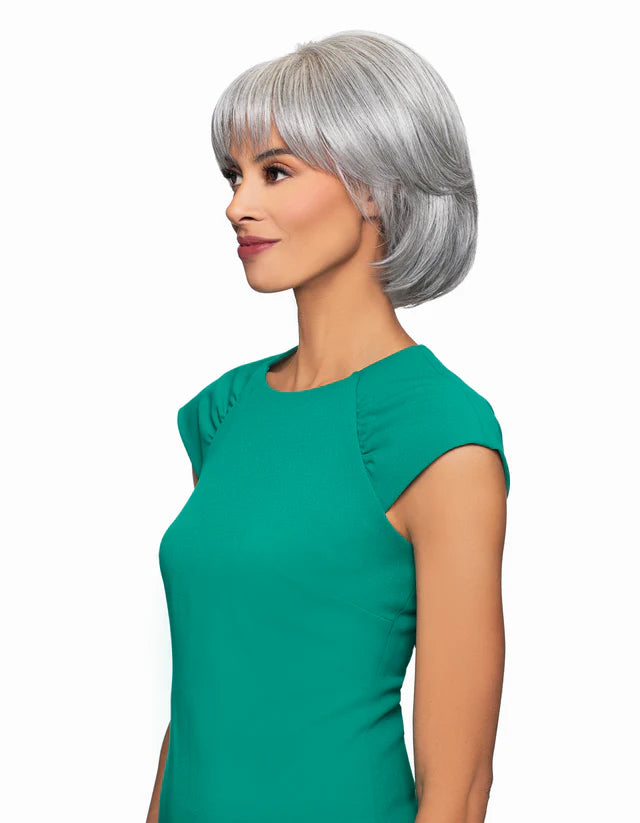 Foxy Silver Olivia Synthetic Lace Top Wig