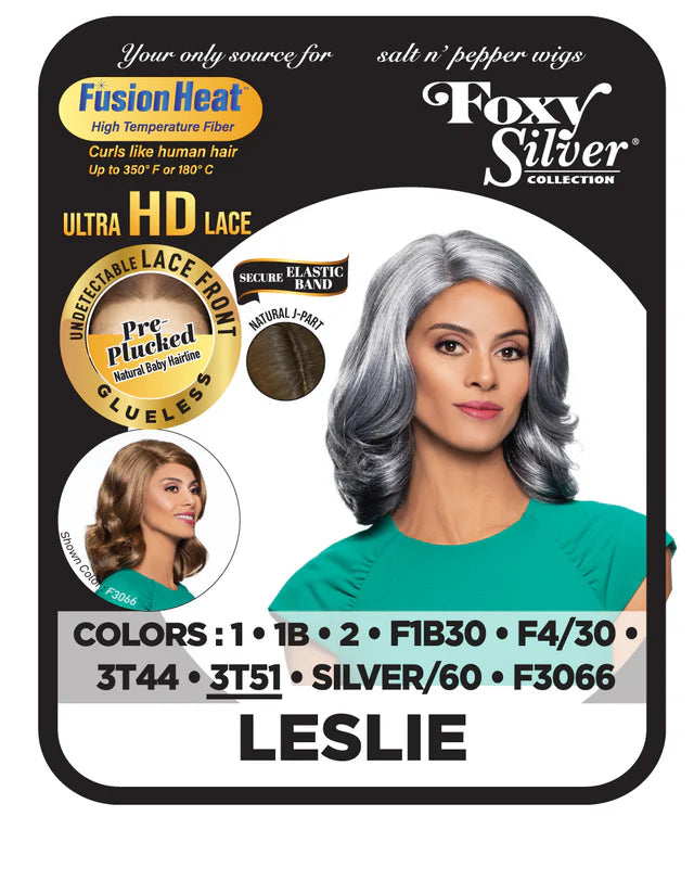 Foxy Silver Leslie Synthetic Lace Front Wig